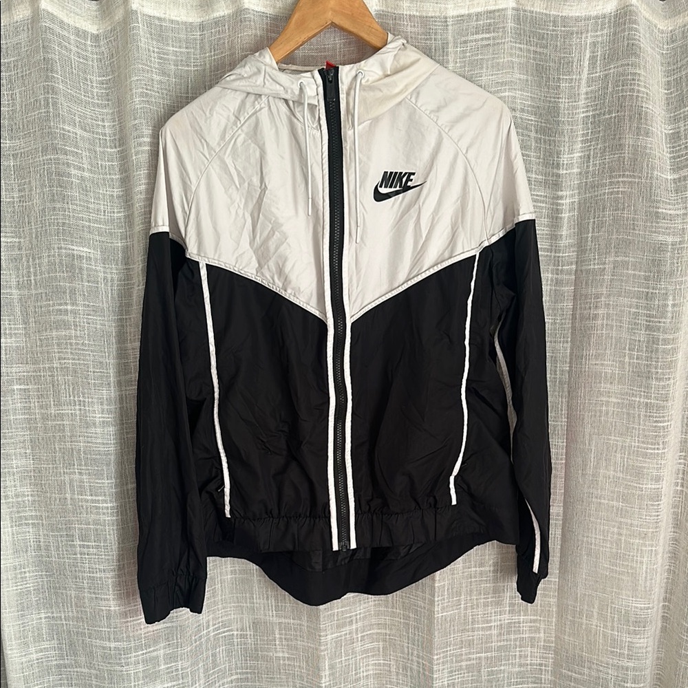Nike Women's Black and White Jacket